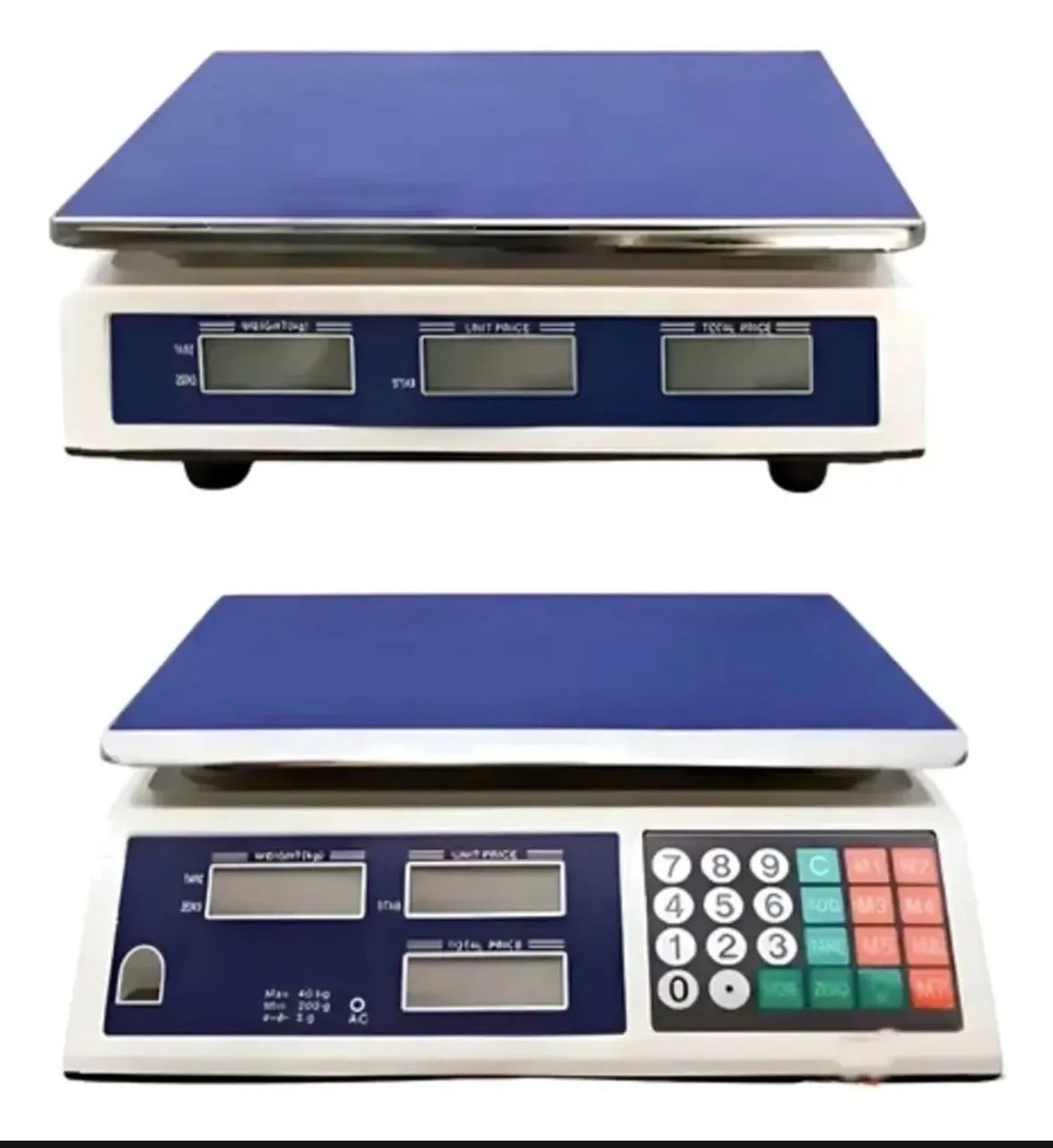 Balança digital comércial 40KG - Nova 