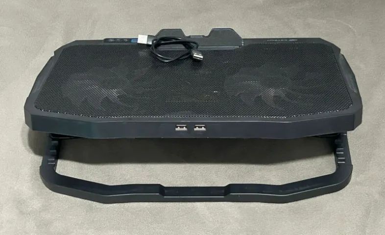 SUPORTE C3TECH NOTEBOOK LAPTOP C/ 4 COOLERS e CONTROLE DE VELOCIDADE - Foto 5