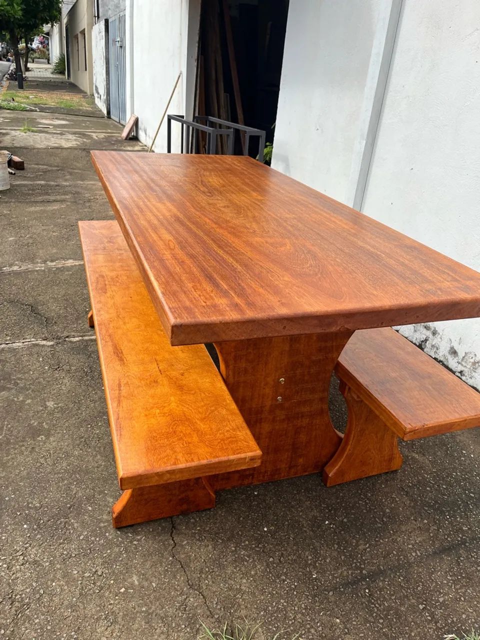 Mesa madeira maciça prancha única  - Foto 4