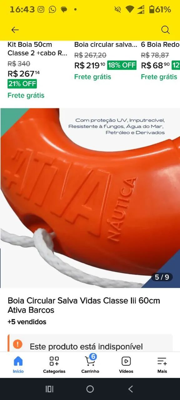 Bóia Salva Vidas  - Foto 3