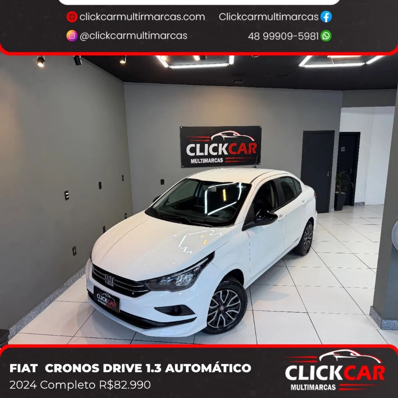 Fiat Cronos Drive 1.3 8V Flex Aut. 2024