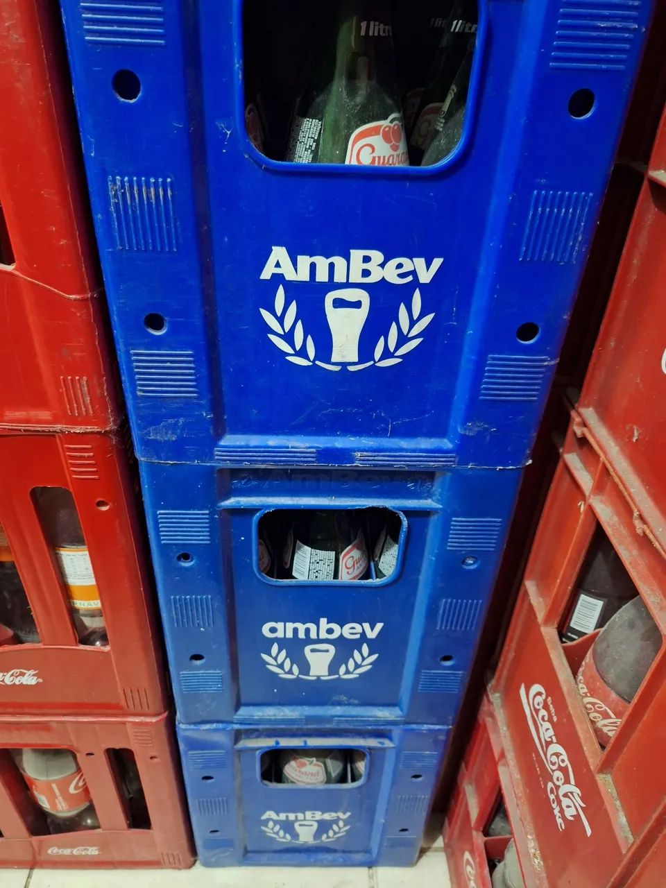 Grades de Guarana Antártica 1L Ks Retornável
