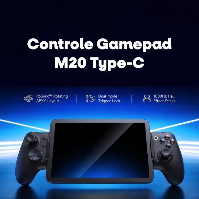 EasySMX M20 Tipe-C | RoSync ABXY | Hall Effect | Polling Rate 1000Hz -Entrega Grátis- - Foto 5