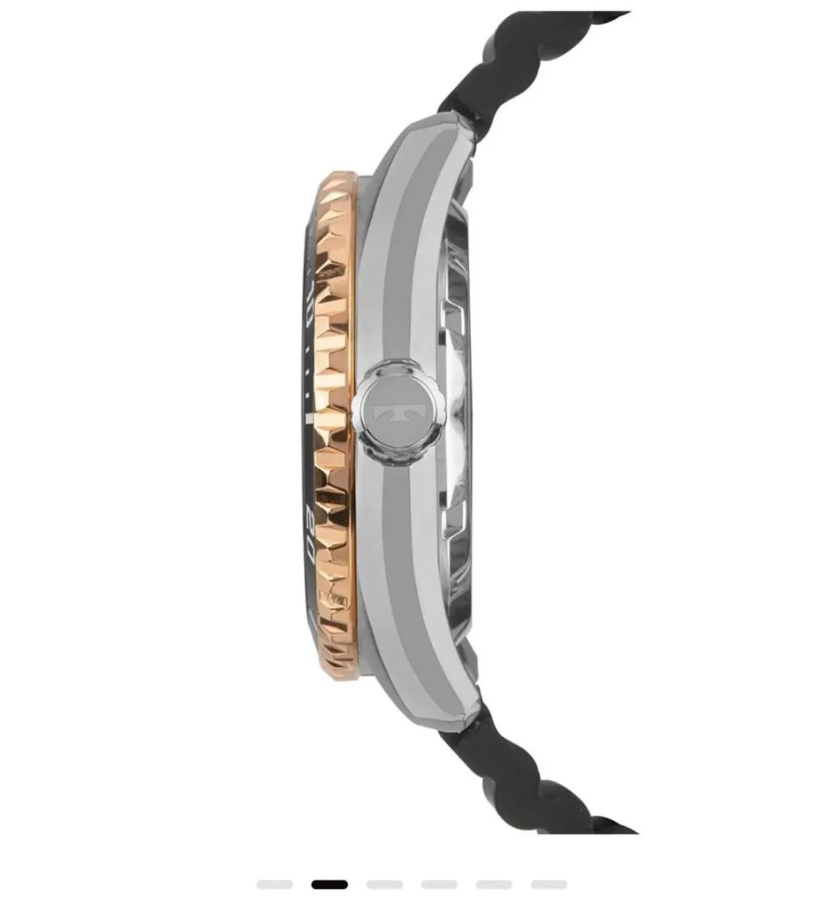 Relógio Technos Diver 43mm em pulseira de silicone  - Foto 2