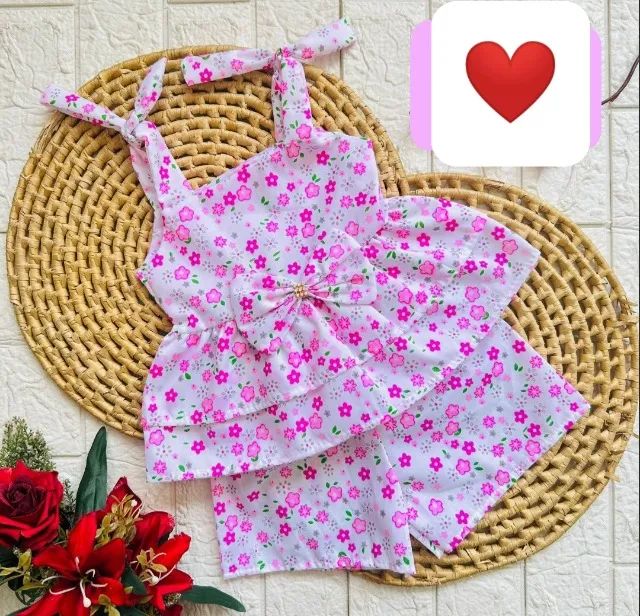 Lotinho com roupas de bebê 0 a 6 meses - Foto 5