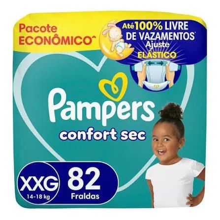 Fralda Pampers Confort Sec 