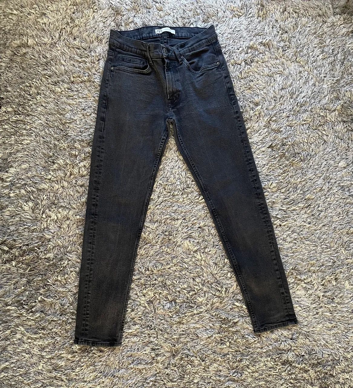 Calça jeans Zara preta 