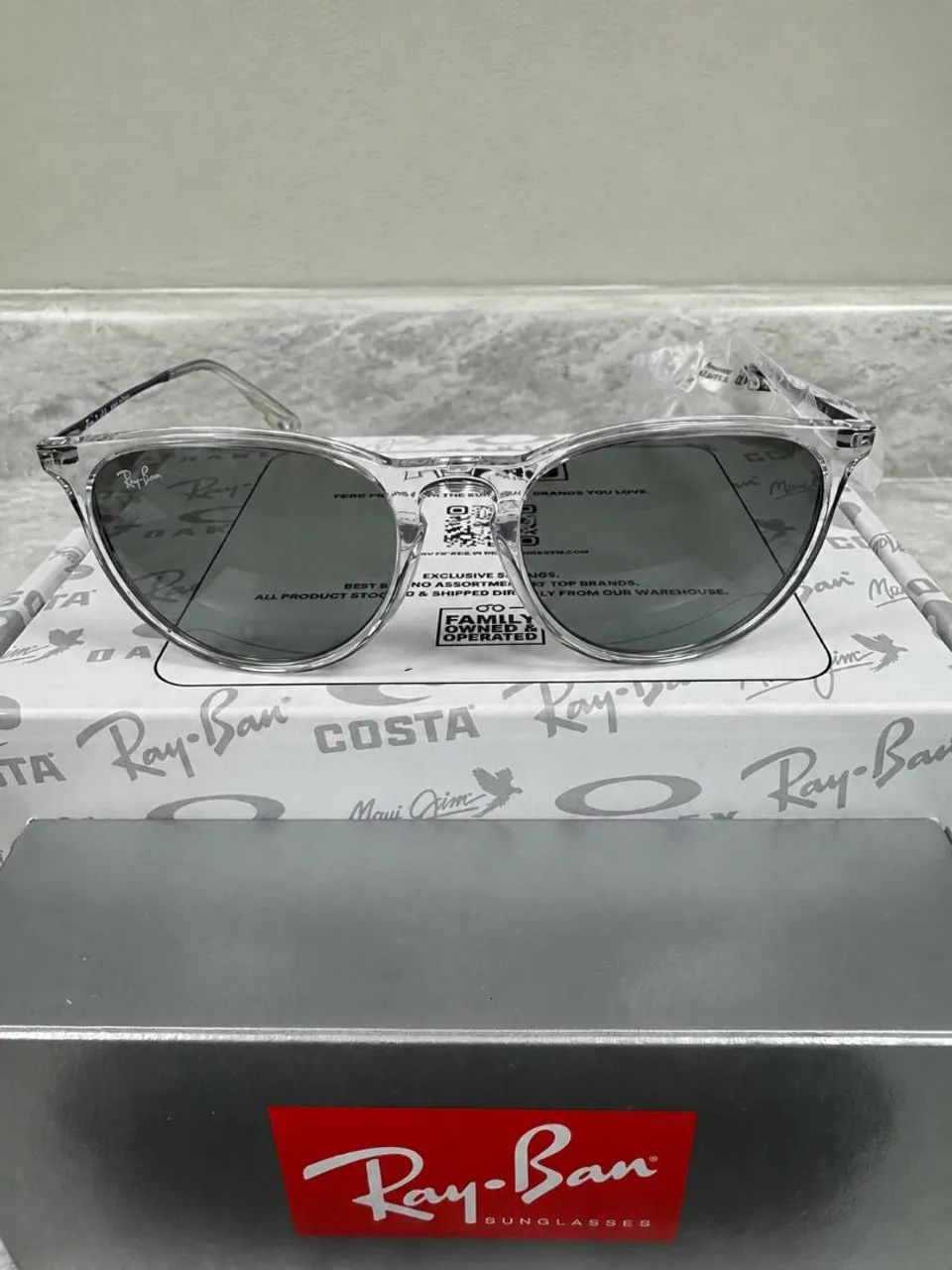 Ray ban erika transparente rb4171 oculos de sol