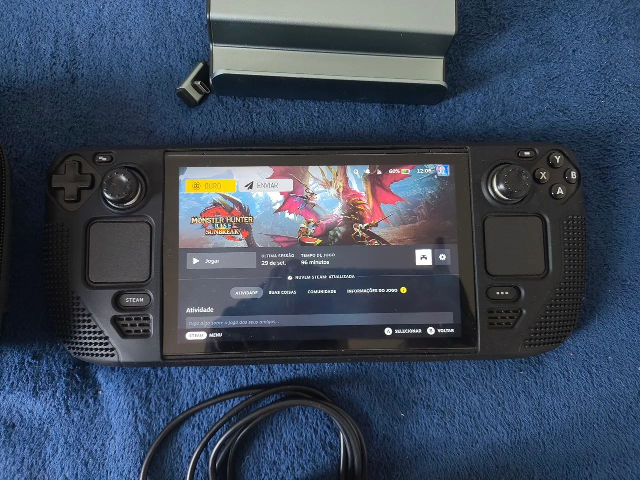 STEAM DECK 512GB TROCO POR NOTEBOOK - Consoles de Vídeo Game