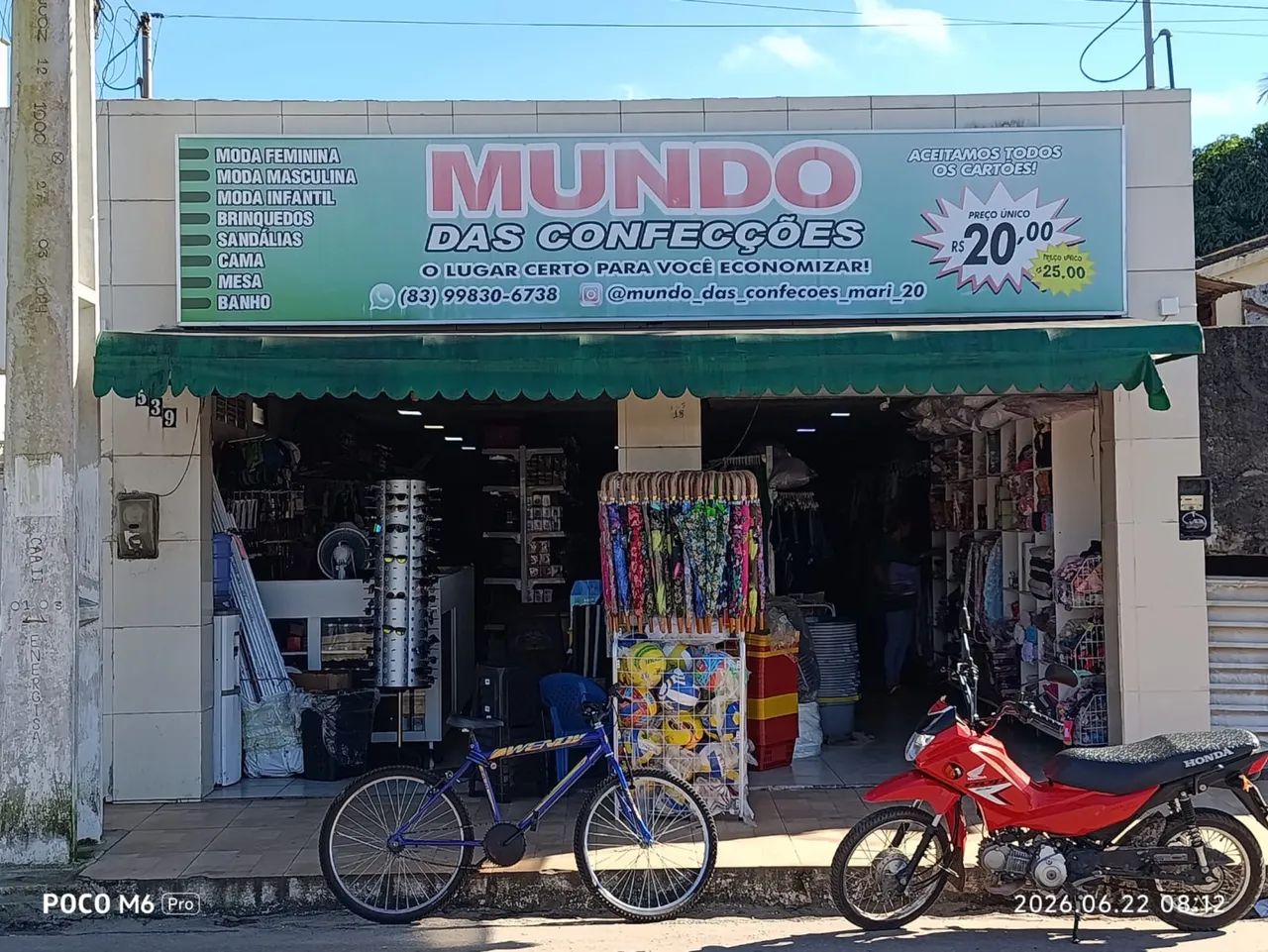 Ponto Comercial no Centro de Mari-PB - Frente à Praça de Eventos