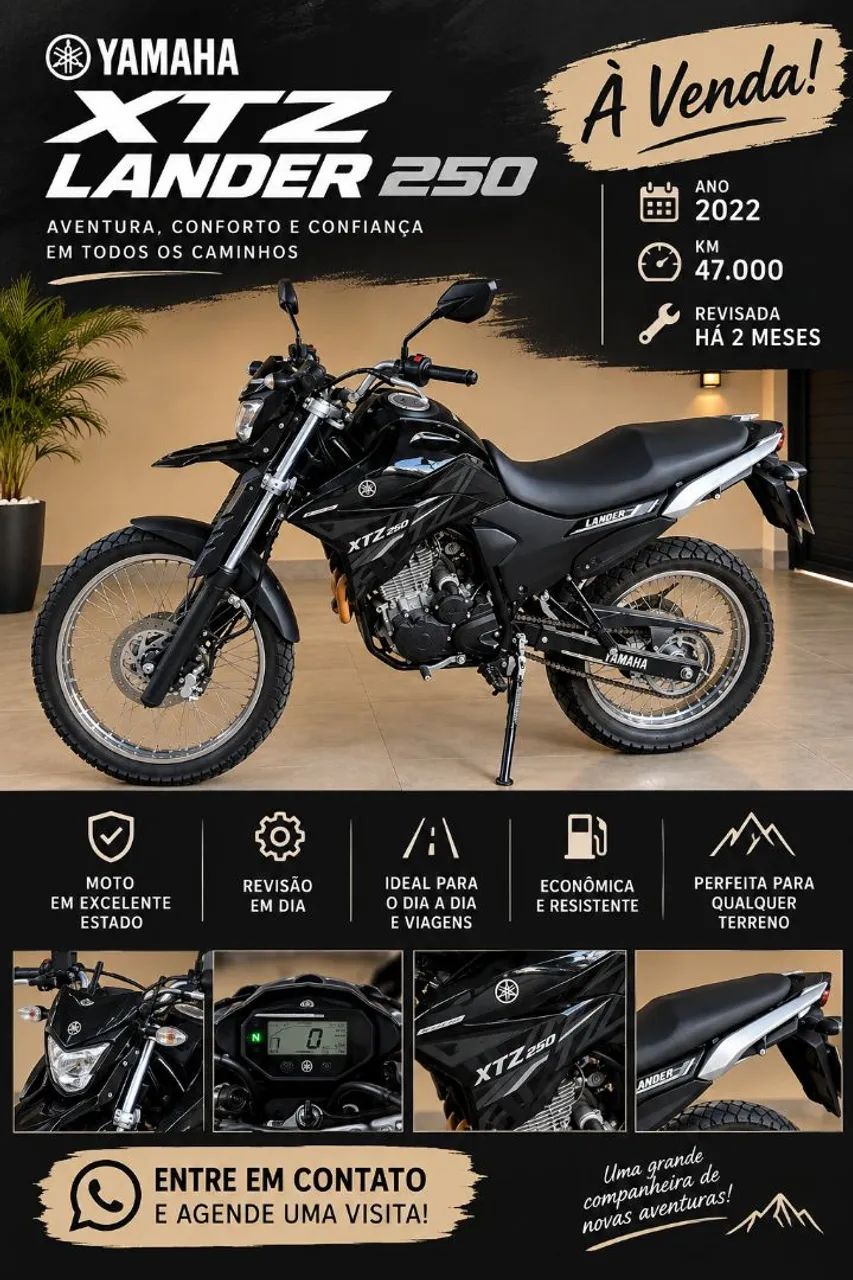 Vendo XTZ 250 yamaha