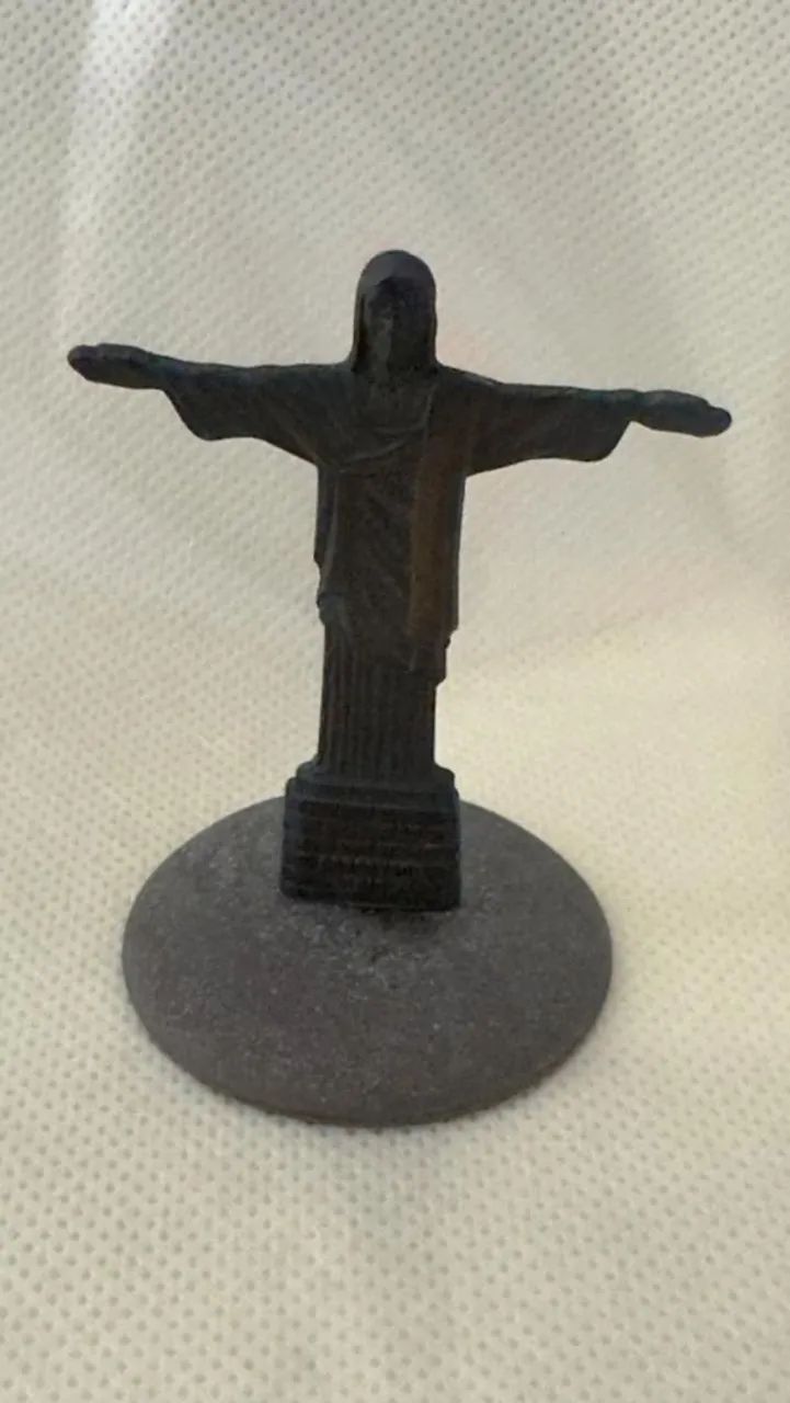 MINIATURA EM BRONZE DO CRISTO REDENTOR - 7cm - Foto 3