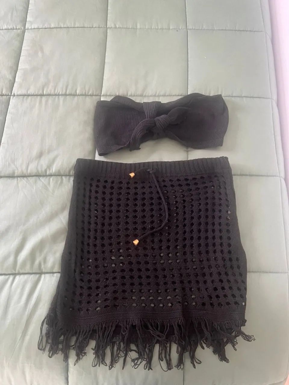 Conjunto Saída de Praia P (novo) - Foto 2