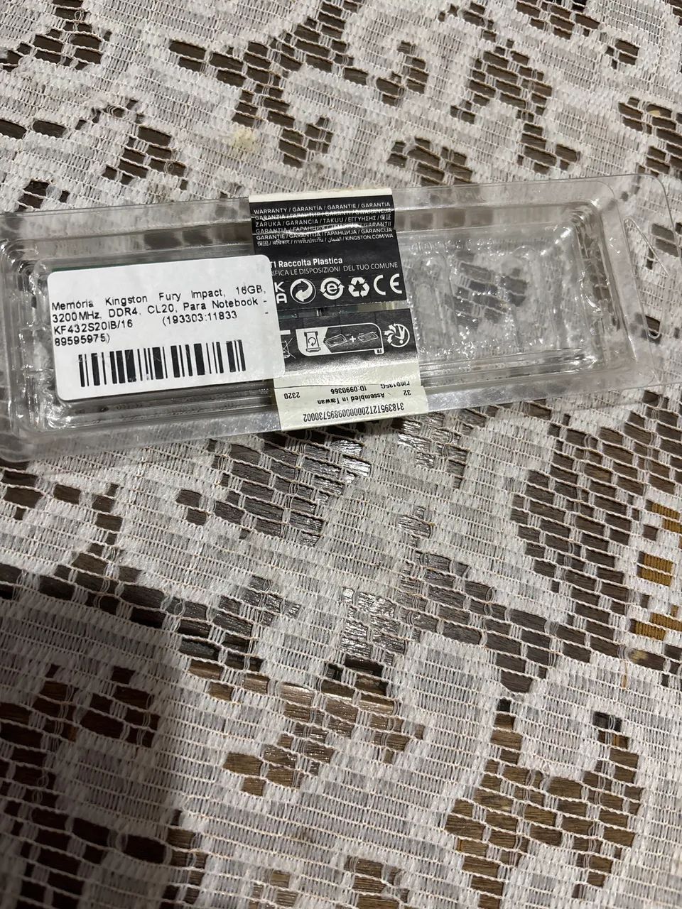 Memória Kingston16GB