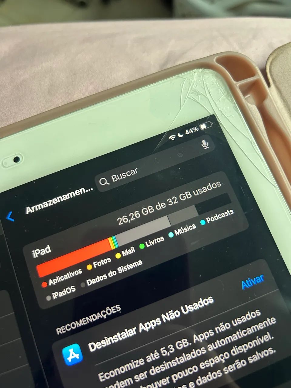 iPad 6ª geração ? 32 GB + capa + caneta - Foto 2