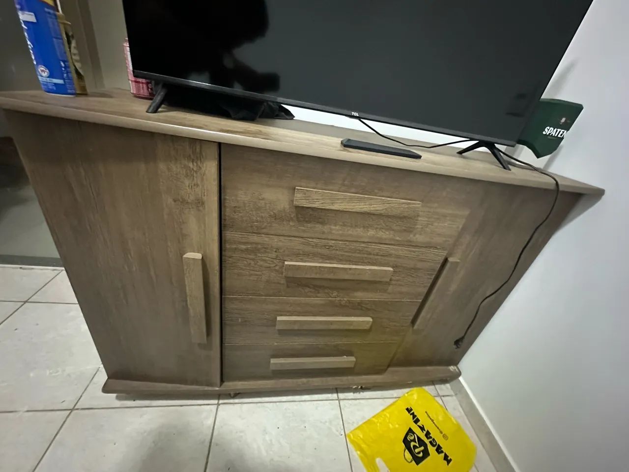 Cama nova com colchão e cômoda  - Foto 2