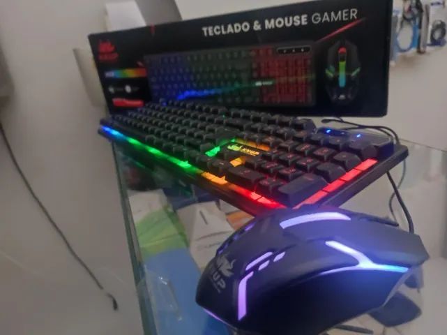 Kit teclado e mouse gamer - Novo  - Foto 3