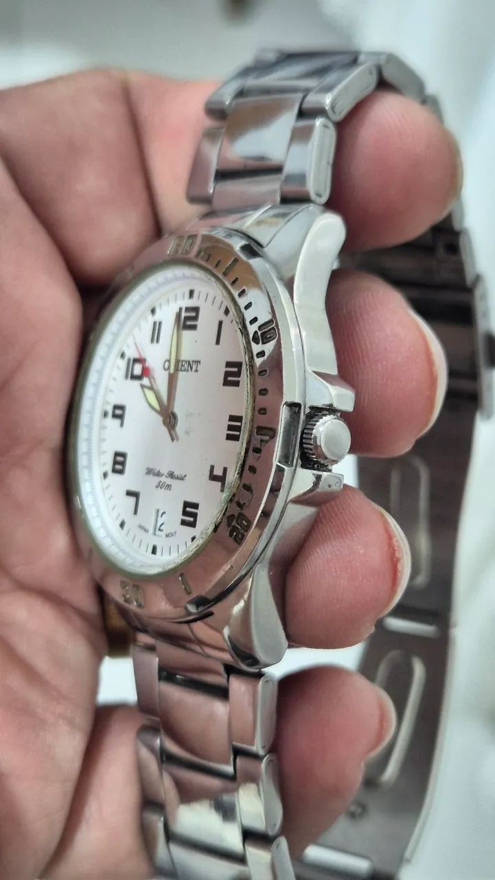 Relógio ORIENT SPORT  BRANCO  50M   -   ÓTIMO ESTADO - Foto 3