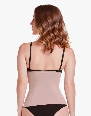 Cinta Corset Plie Modeladora Alta Compressão Com 8 Barbatanas Reforçadas - Foto 2