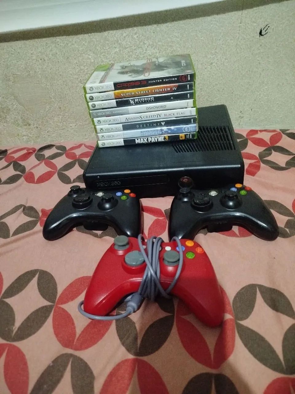 Xbox 360 com jogos 
