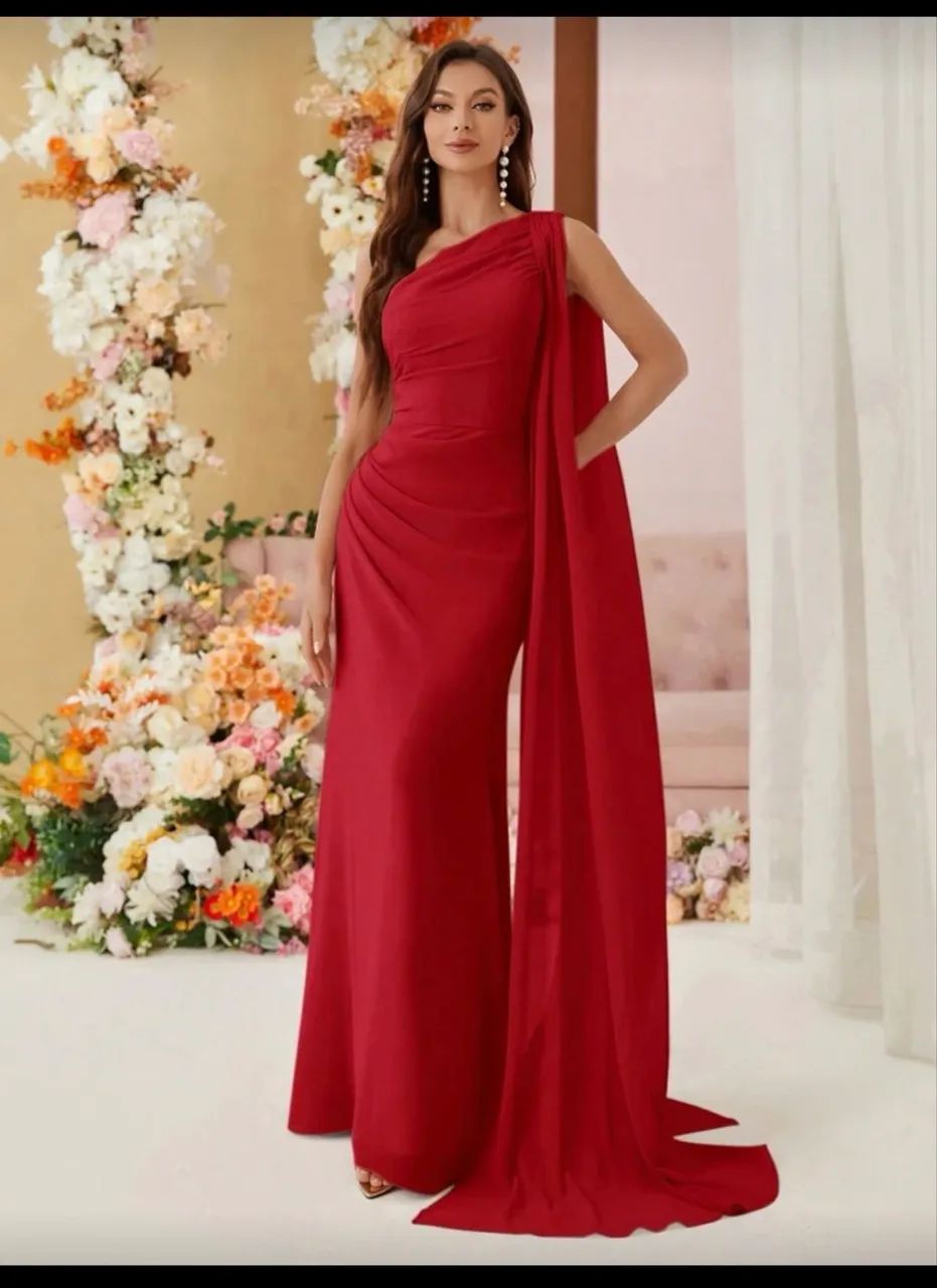 Vendo vestido vermelho tamanho M/G  - Foto 2