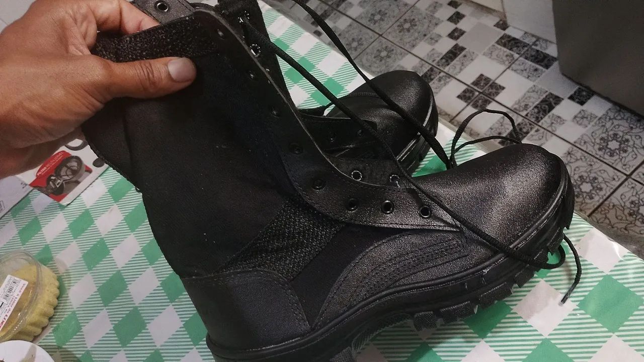 Coturno com ziper - Foto 2