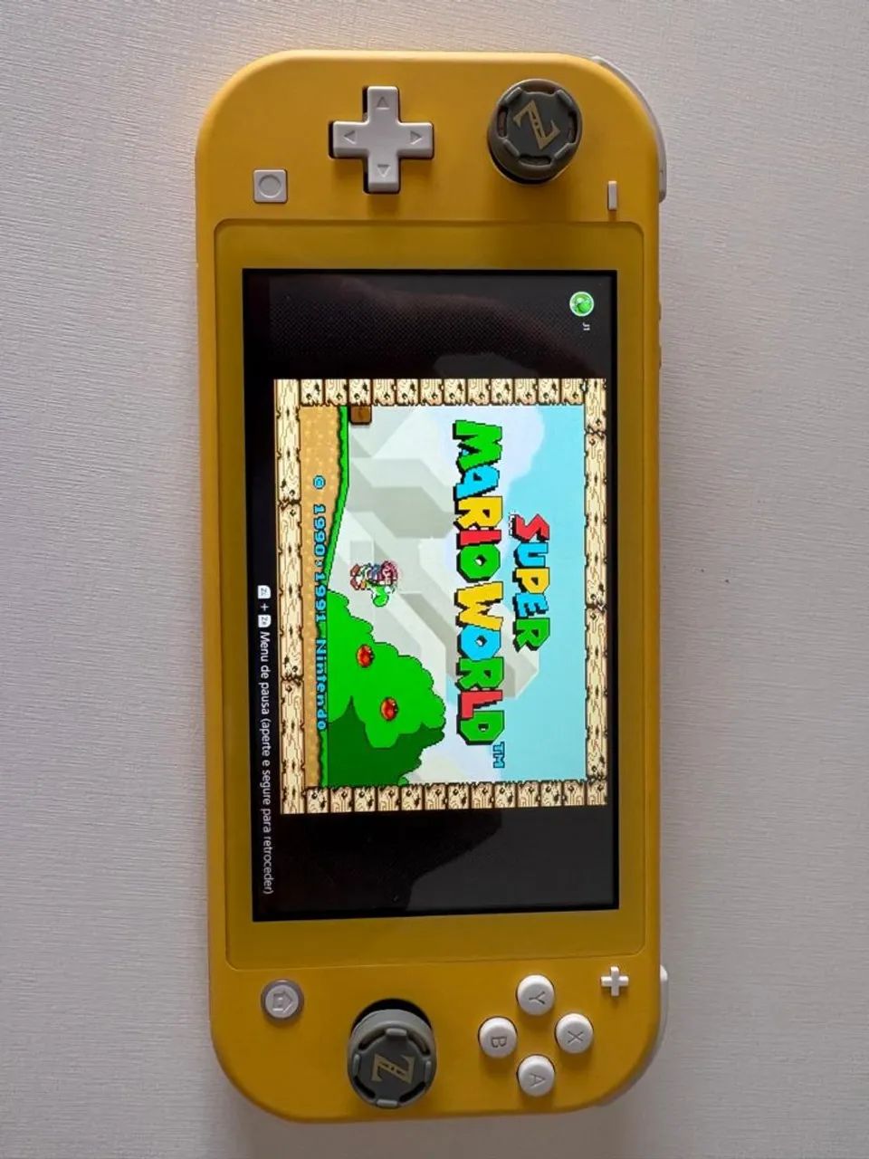 Nintendo Switch Lite Amarelo + Cartão 128GB | Ótimo estado