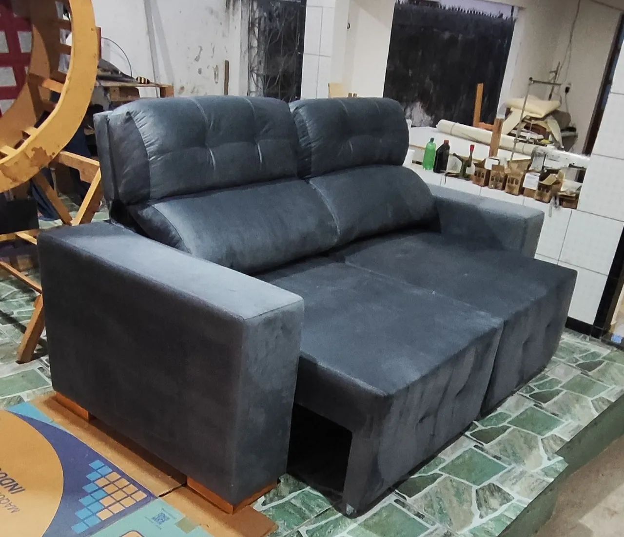Sofá retrátil e reclinável  - Foto 4