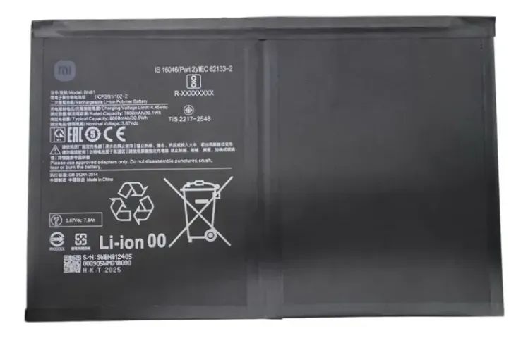 Flex Carga Bateria Bn81 Compatível Tablet Redmi Pad Se 