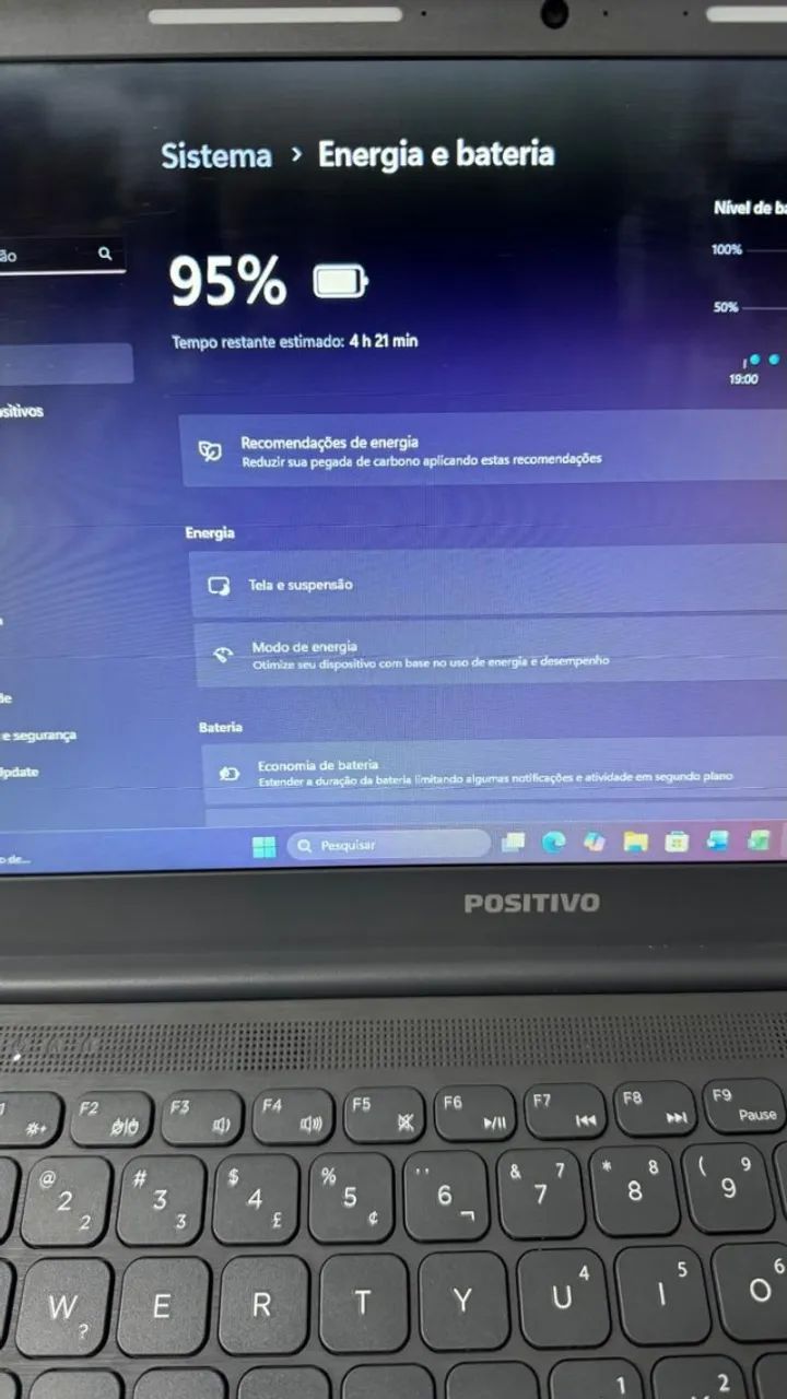 NOTEBOOK POSITIVO MOTION - SSD 128GB WINDOWS 11 - IMPECÁVEL!!! - Foto 5