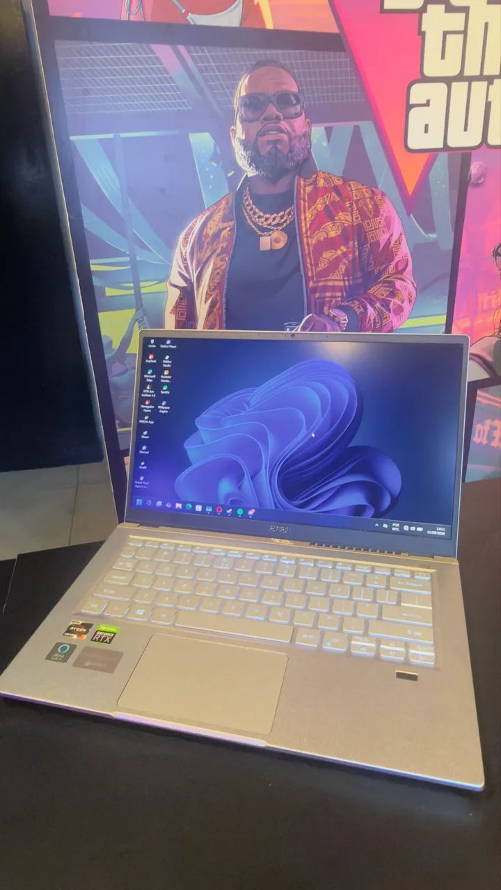 Notebook gamer Acer com Rtx 3050ti - Foto 3