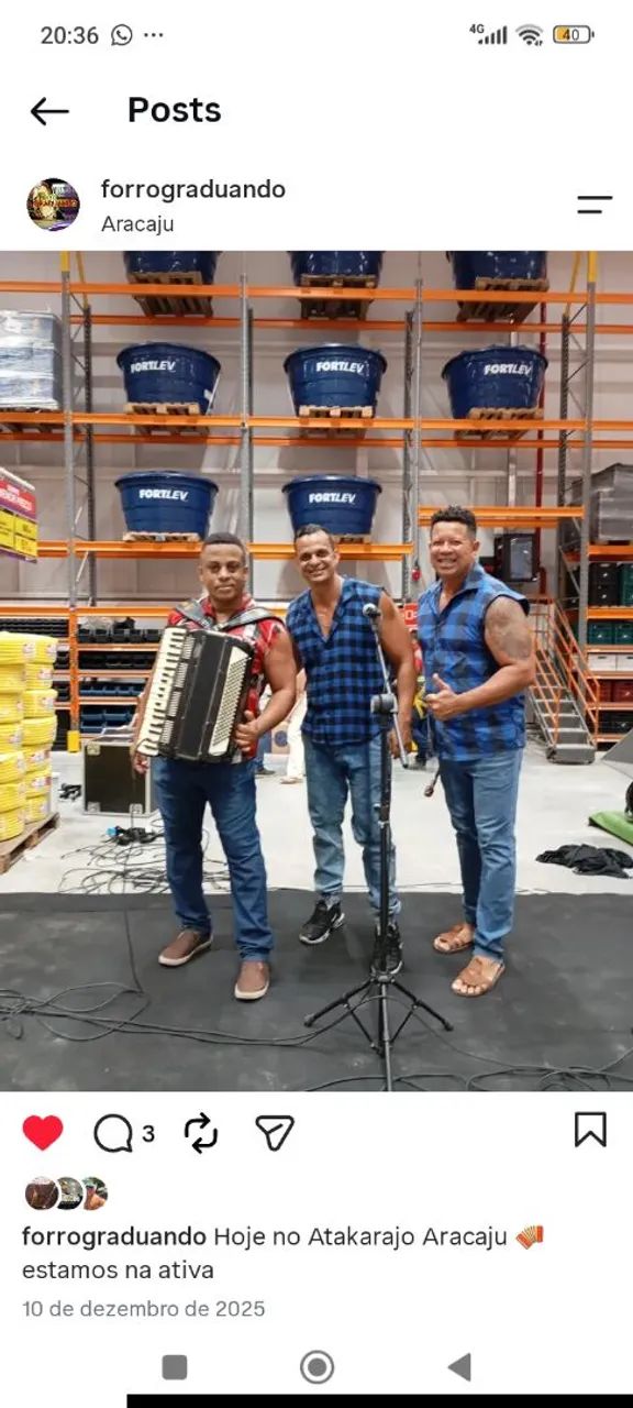 Trio pé de serra forró graduando 
