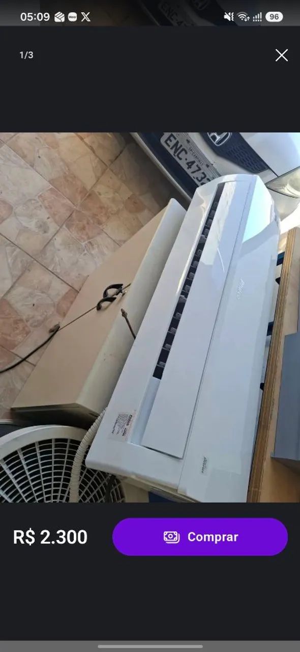 Ar condicionado 24 mil Btus