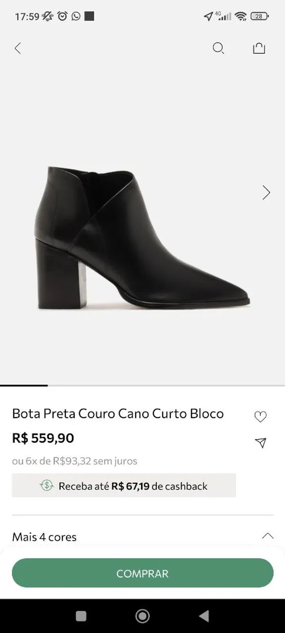 Bota Arezzo 37 nova
