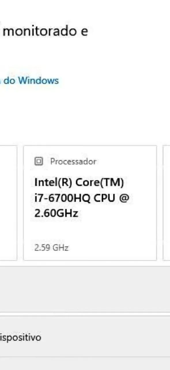 Kit processador I7 6700HQ + B250  - Foto 5