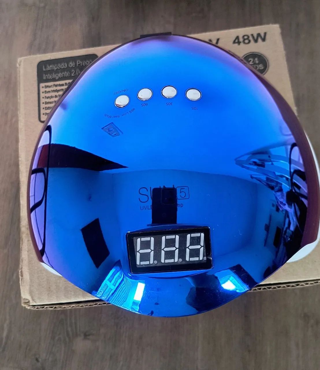 Cabine Led Uv Sun One 5 Digital Sensor Bivolt 48w<br> - Foto 3