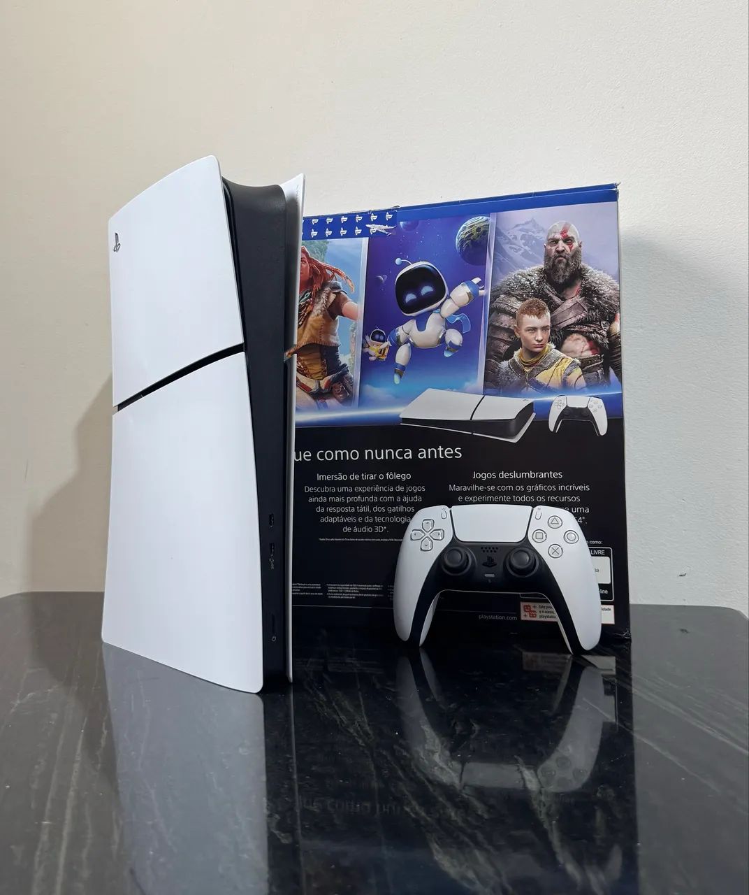 PS5 Slim Um Ano de Garantia! - Foto 2