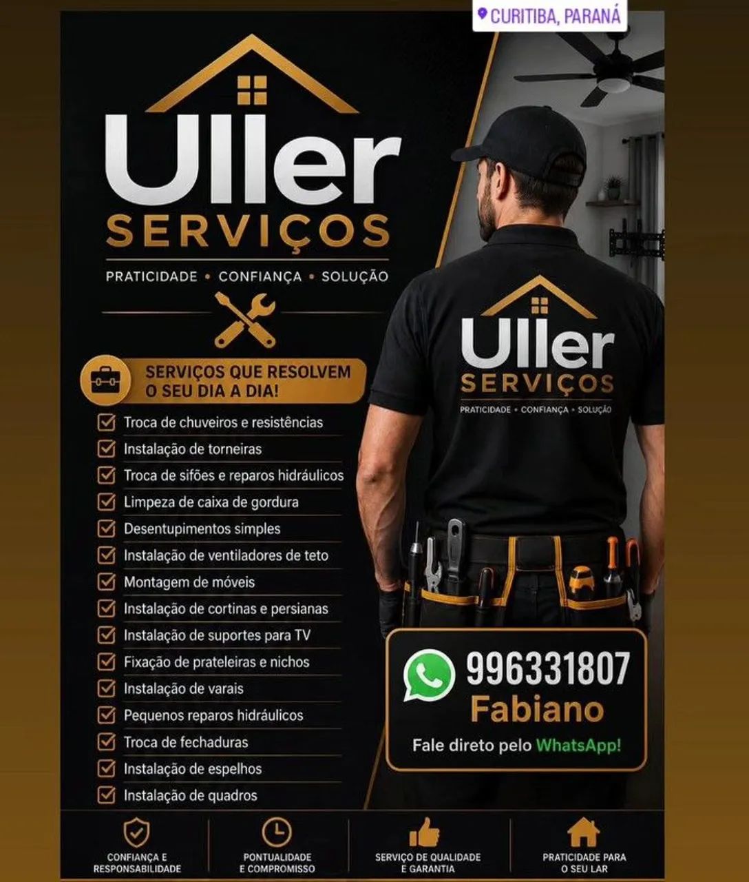 Marido de aluguel pequenos Reparos.