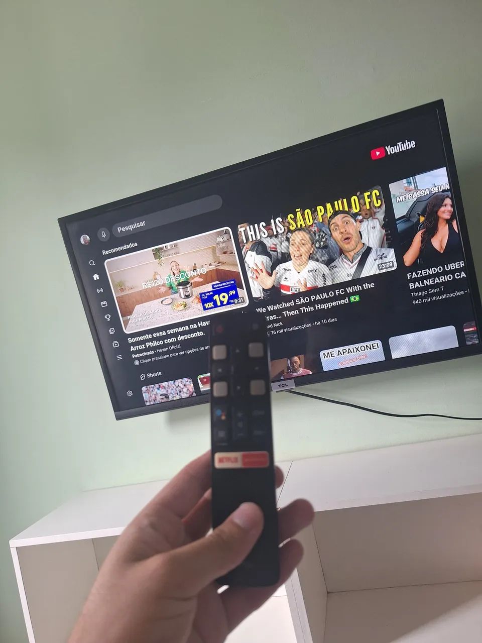 Smart Tv TCL Android 32 polegadas - Foto 4