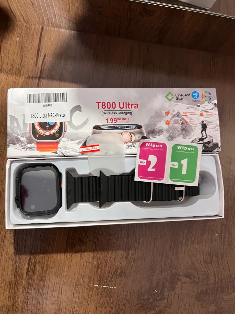 T800 Ultra Mais Recente Smartwatch Relógio NFC Inteligente Série 10 1.99 Polegadas Sem 