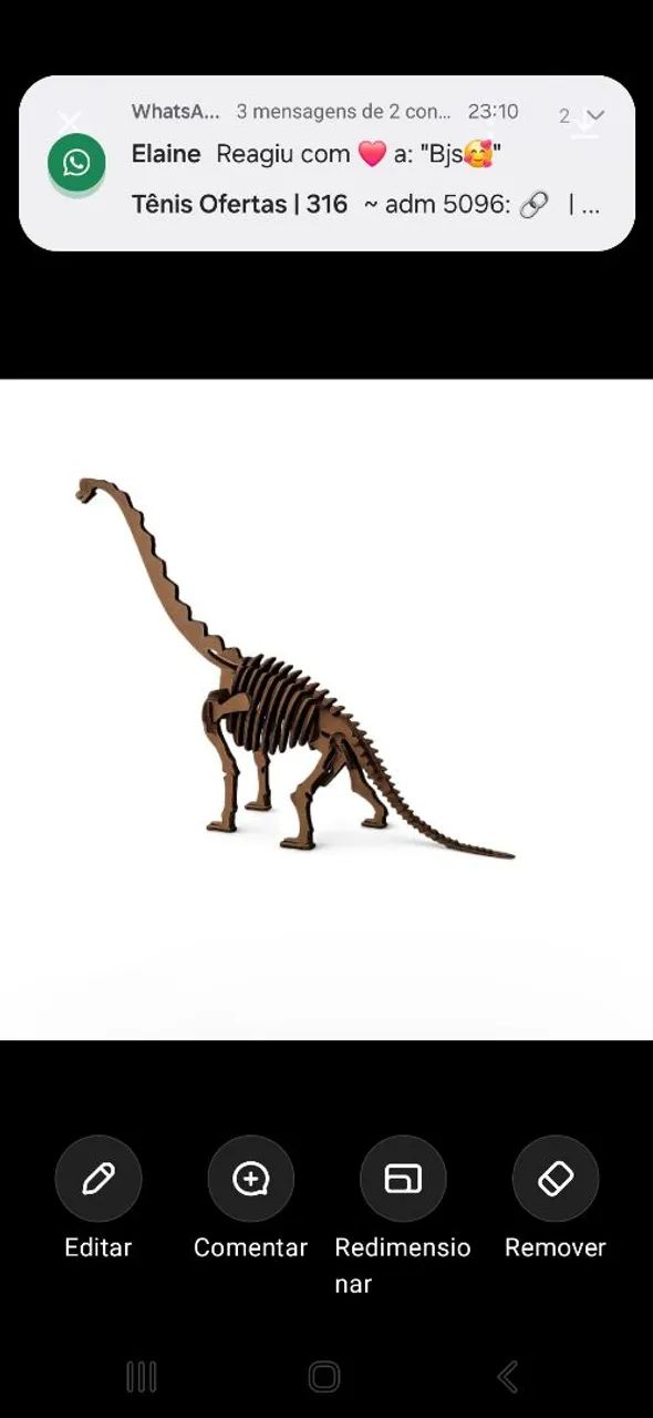 Dinossauros variados para montar  ( peças em mdf) - Foto 2
