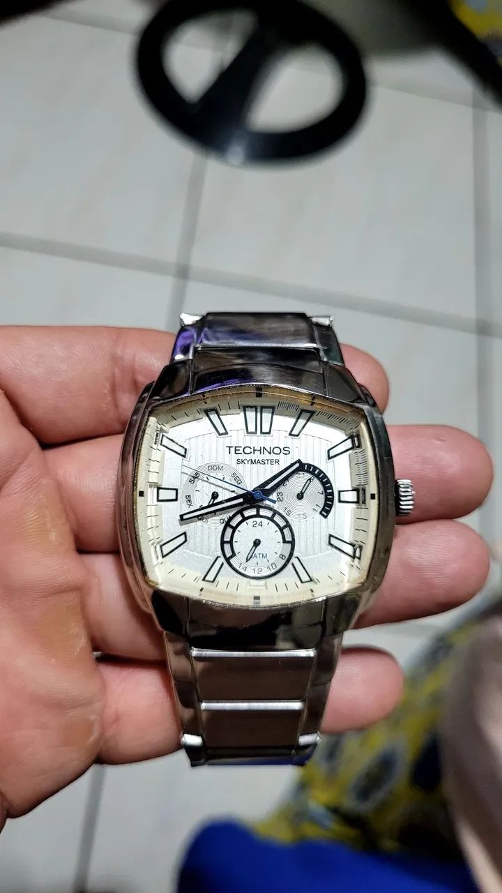 Relógios Orient e technos cada um custa 340 funcionando perfeitamente marca aí de uso - Foto 3