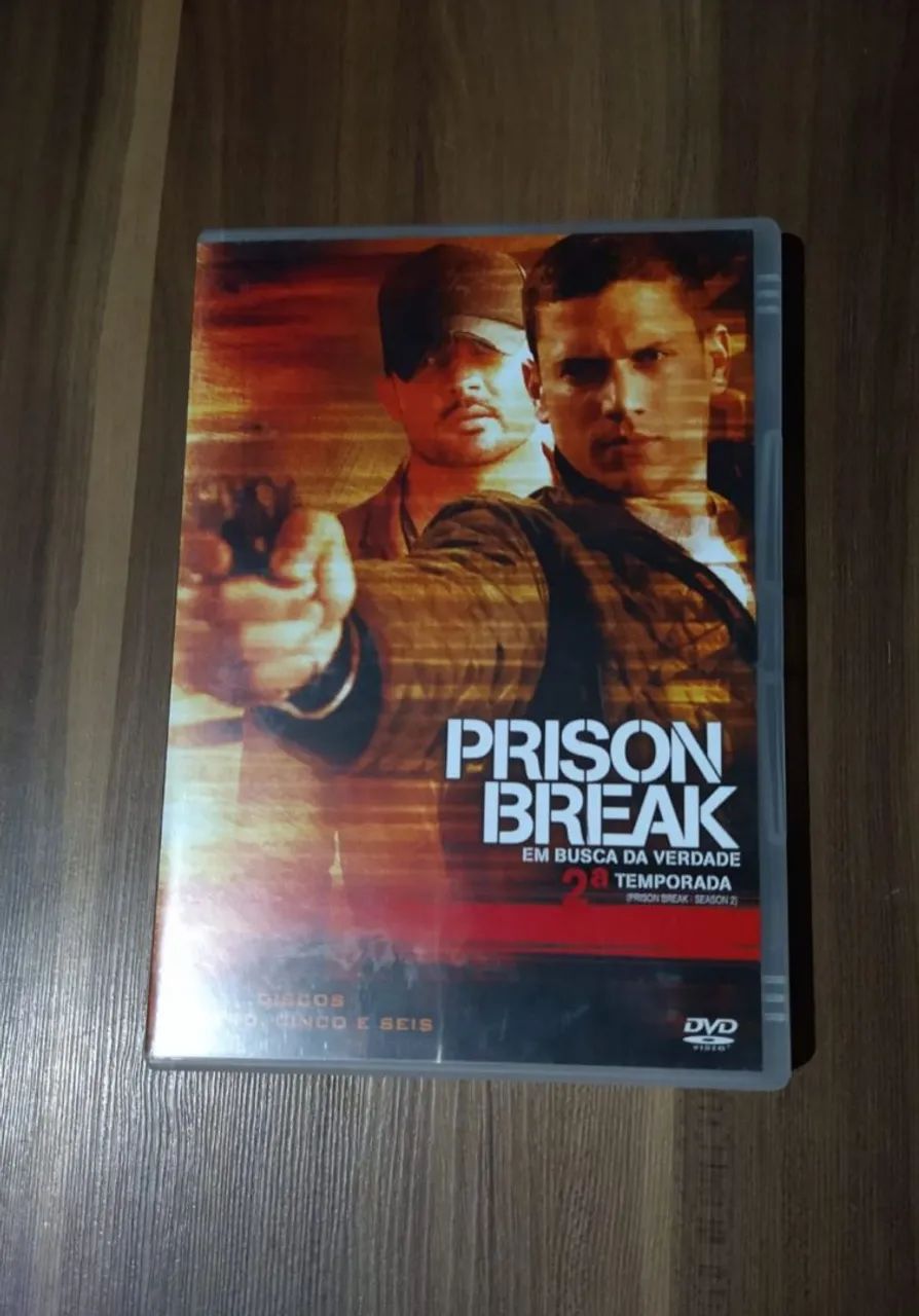 Dvd Prison Break 2 temporada disco 4,5 e 6