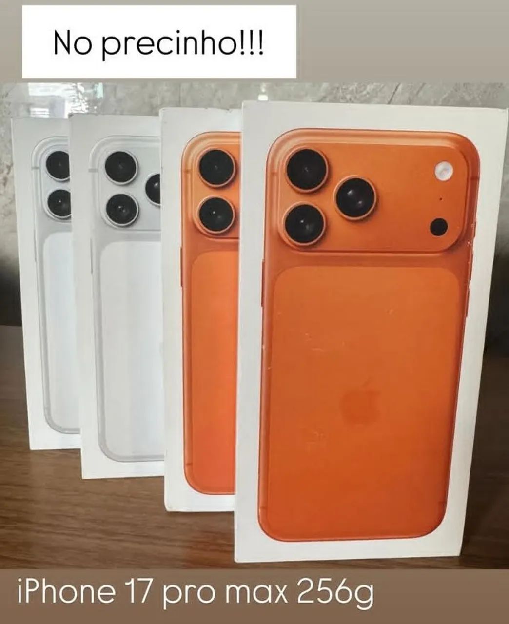 iPhone 17 pro Max 256GB LACRADO LARANJA 