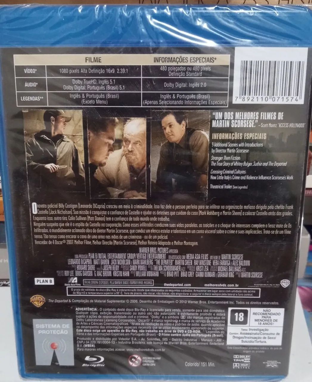Blu-ray os infiltrados  - Foto 2