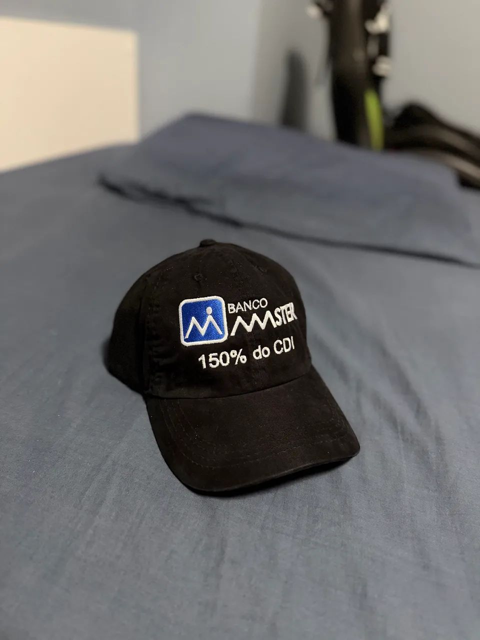 Boné  Banco Master Preto 150% CDI  - Foto 3