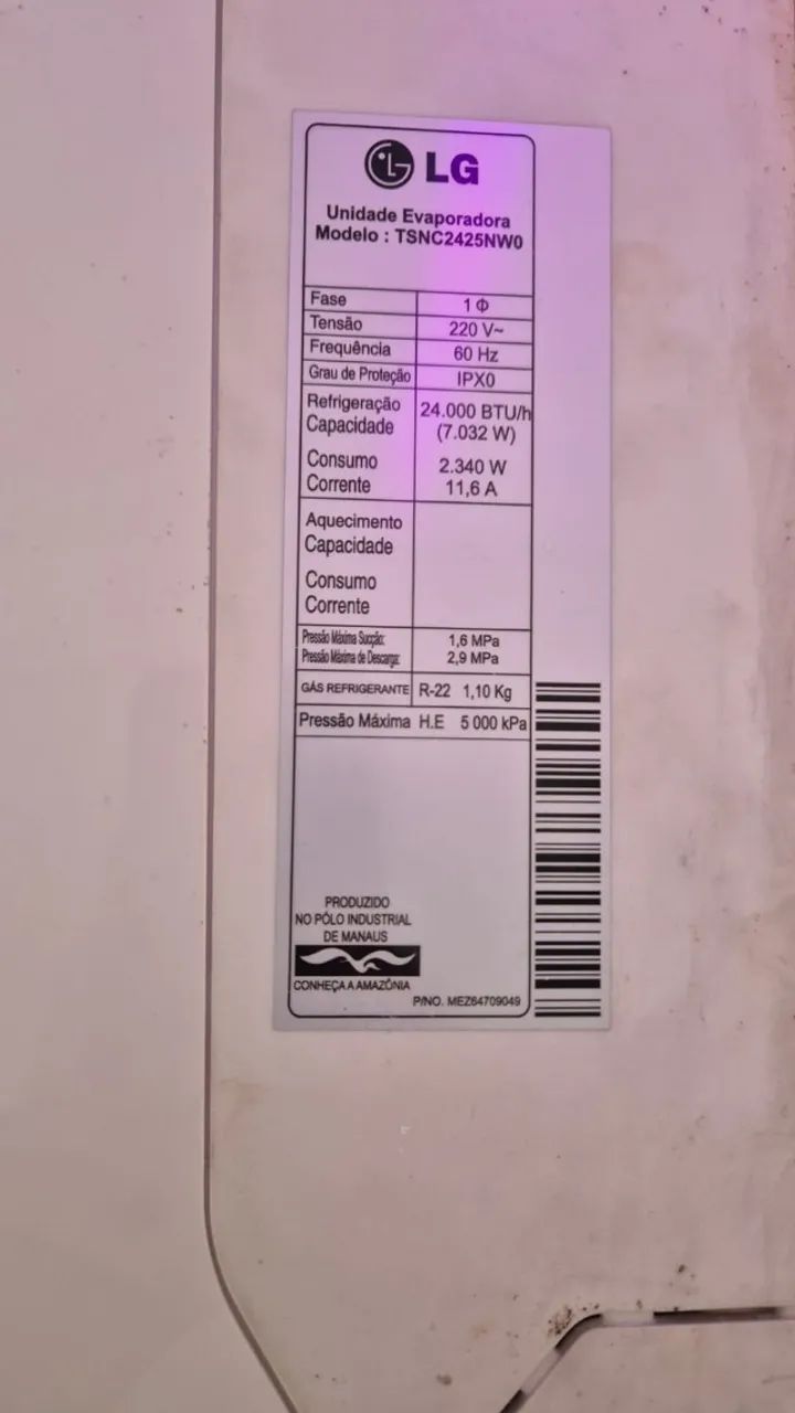 Ar condicionado 24.000 btus - Foto 3