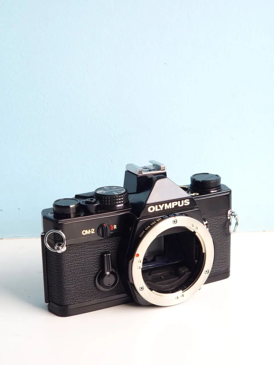 Câmera Olympus OM-2 Preta 