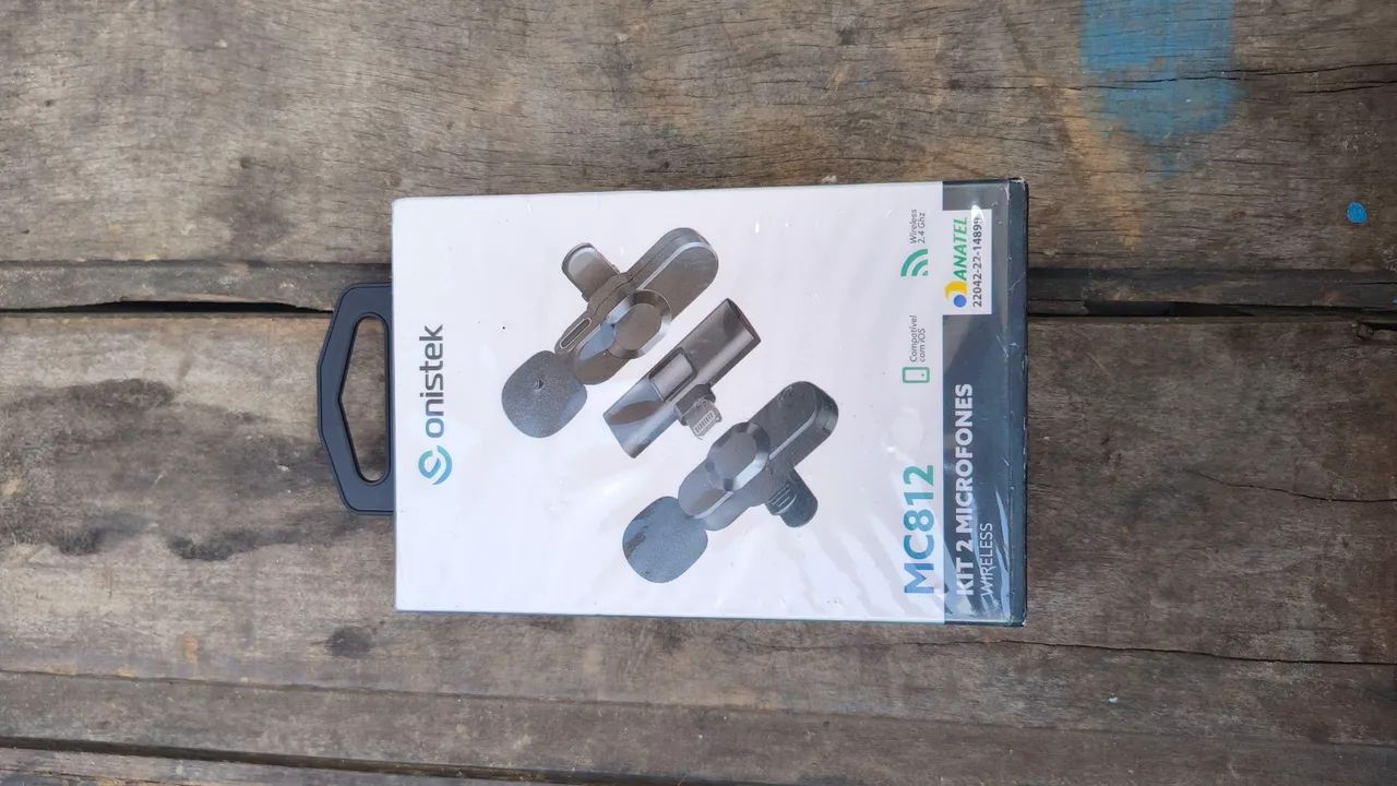 Microfone de lapela 