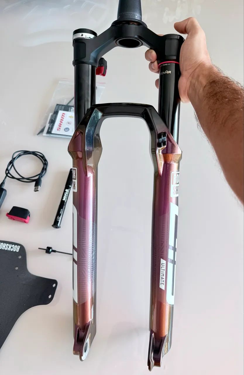Suspensão Rockshox SID Ultimate 35 120mm Fligth Attendant - Foto 2